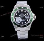 JF Factory Rolex Submariner Kermit 16610LV SS Green Bezel Copy Watch_th.jpg